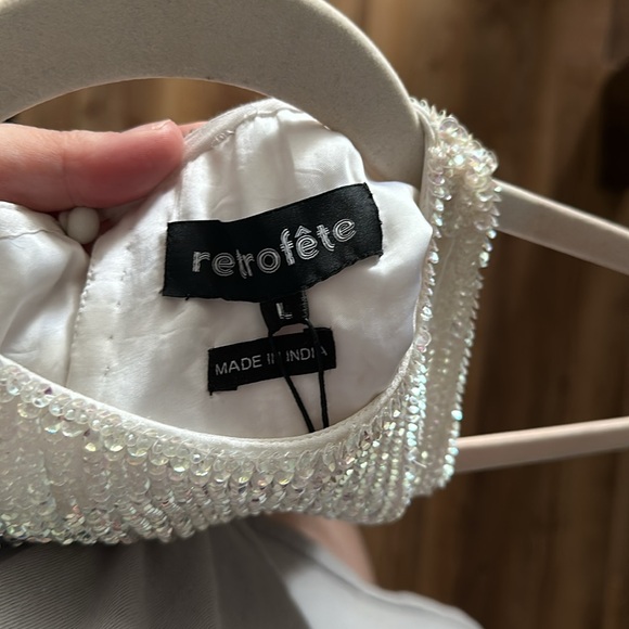 Retrofete Tilly belted sequined maxi dress - Picture 10 of 12